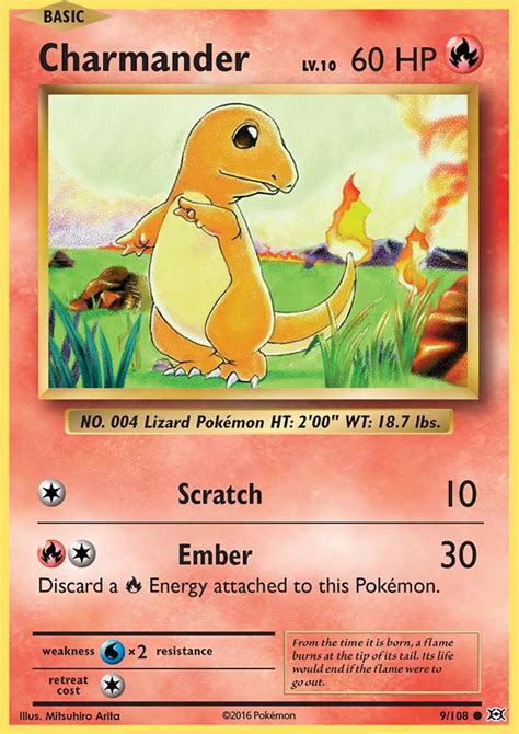 charmander pokemon card 2016 price.